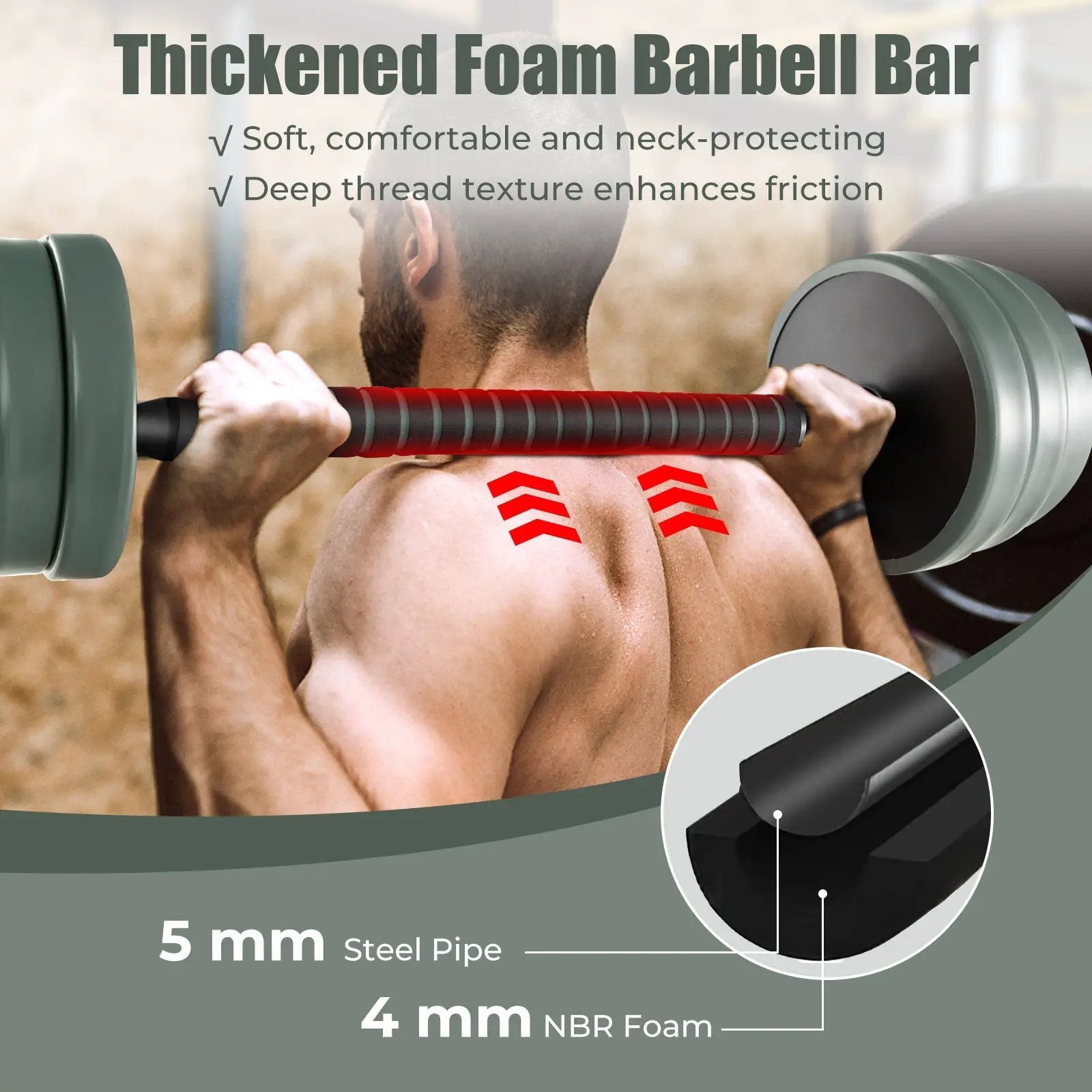 4 in 1 Adjustable Weight Dumbbell Set-Black by DirectDeals