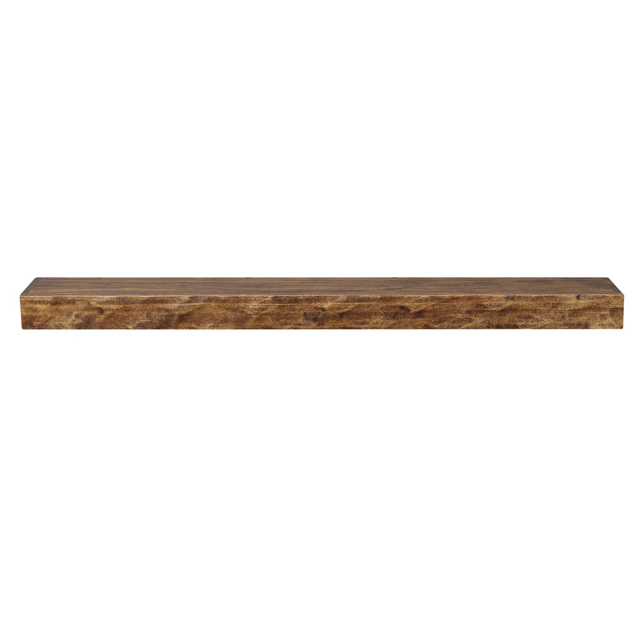 Hewn Floating Kitchen Shelf – Real Wood by Dogberrycollections