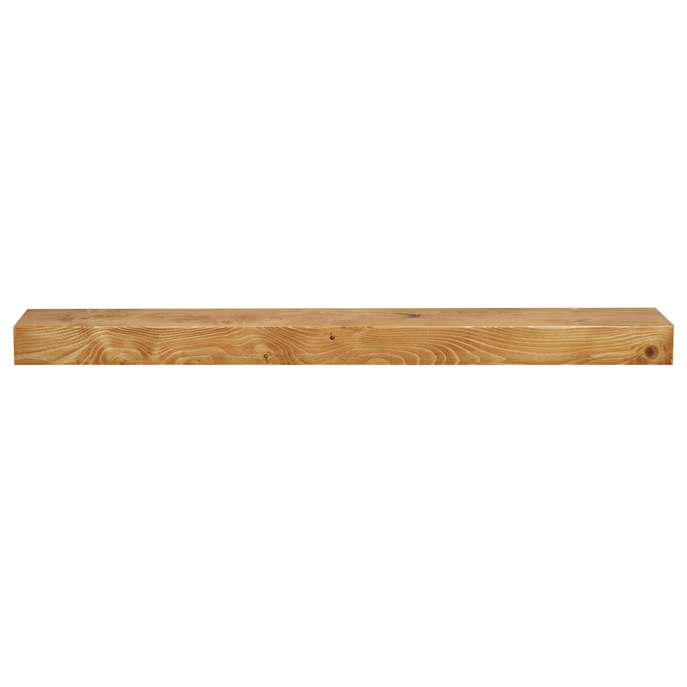 Smooth Solid Floating Timber Fireplace Mantel Shelf by Dogberrycollections