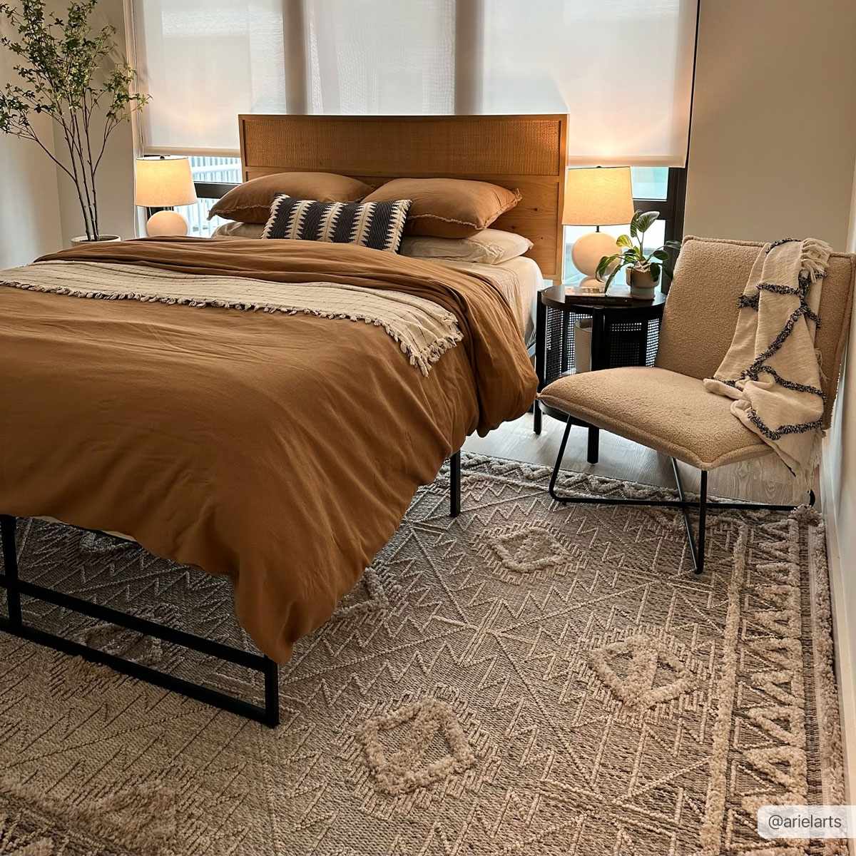 Agoo High-Low Pile Rustic Rug by Boutique Rugs