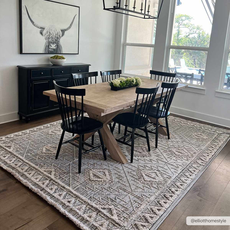 Agoo High-Low Pile Rustic Rug by Boutique Rugs