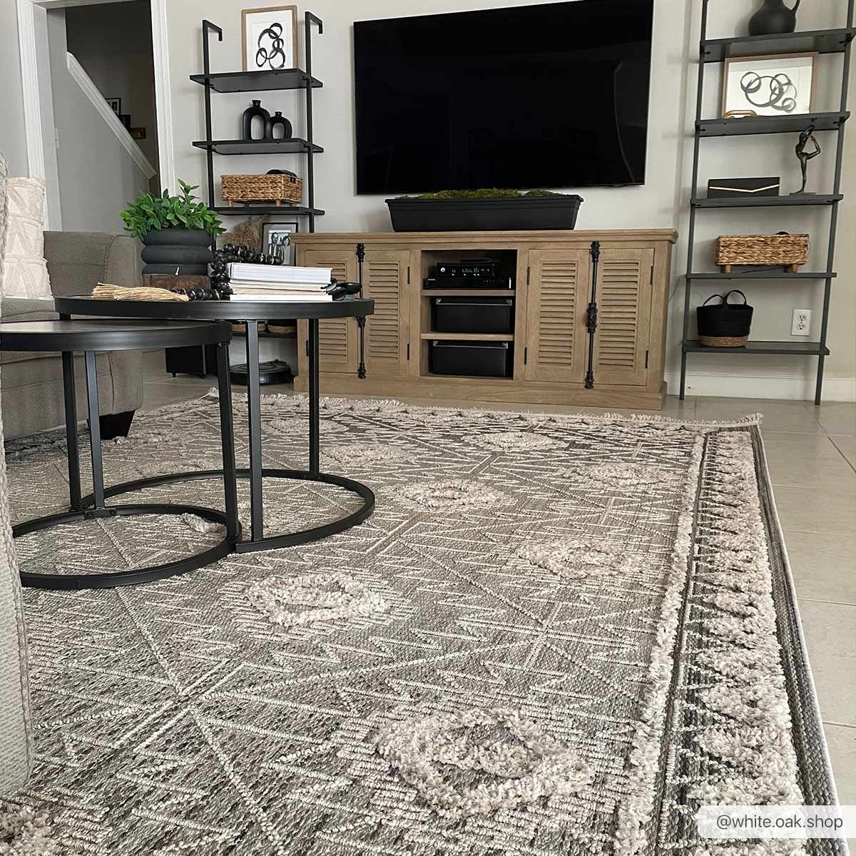Agoo High-Low Pile Rustic Rug by Boutique Rugs