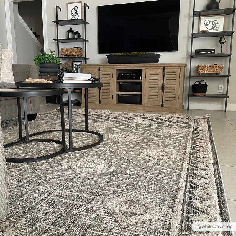 Agoo High-Low Pile Rustic Rug by Boutique Rugs