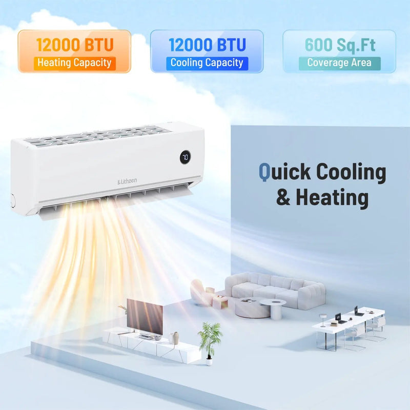 Aire Acondicionado Minisplit 12000 BTU 18.1 SEER2 115V by DirectDeals