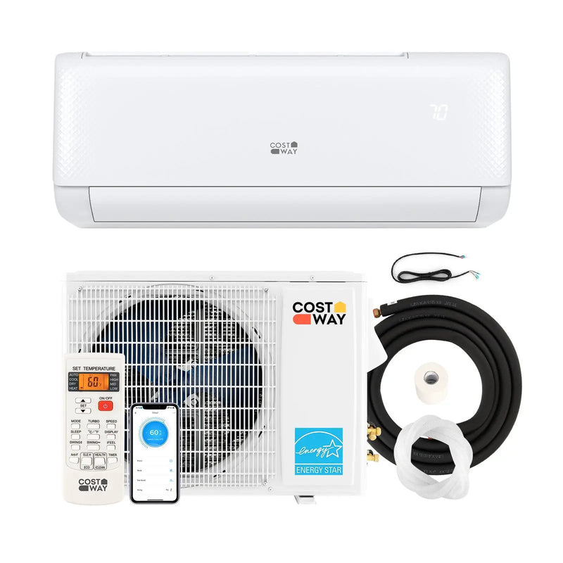 Airtural Series 24000 BTU 21 SEER2 Ductless Mini Split Air Conditioner Heater Energy Star Certified WiFi Enabled by DirectDeals