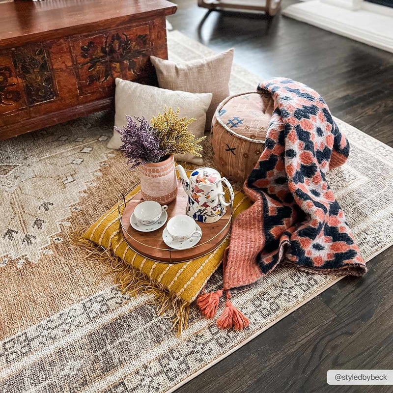 Albas Washable Area Rug by Boutique Rugs