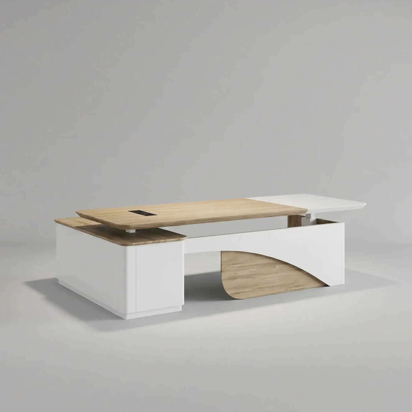 Albion · Executive L-Shaped Standing Desk, Adjustable Height by Arc Grove