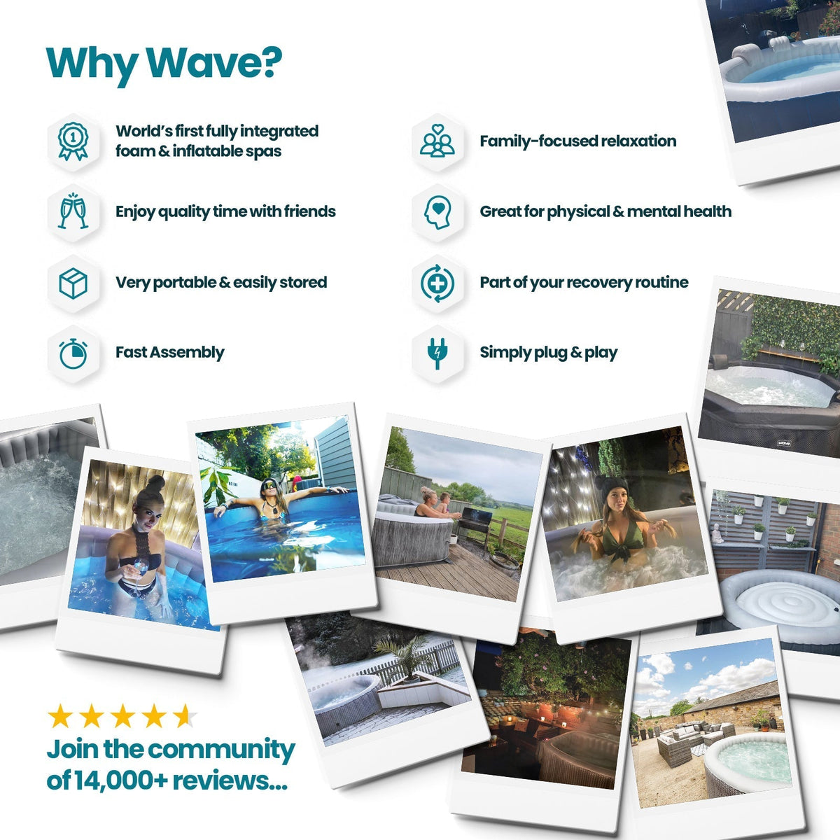 Atlantic | 4/6-Person Inflatable Hot Tub | Round | Integrated Heater, photo 10 of 10