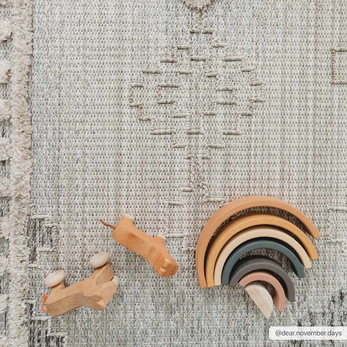 Amaga High-Low Rustic Rug by Boutique Rugs