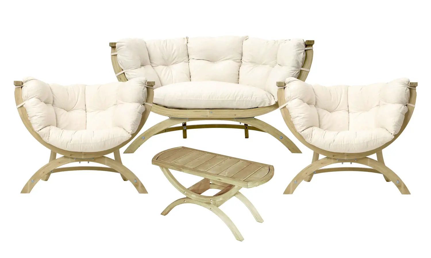Amazonas Garden Lounge 4 Pcs. Set Siena by Outdoor-USA®
