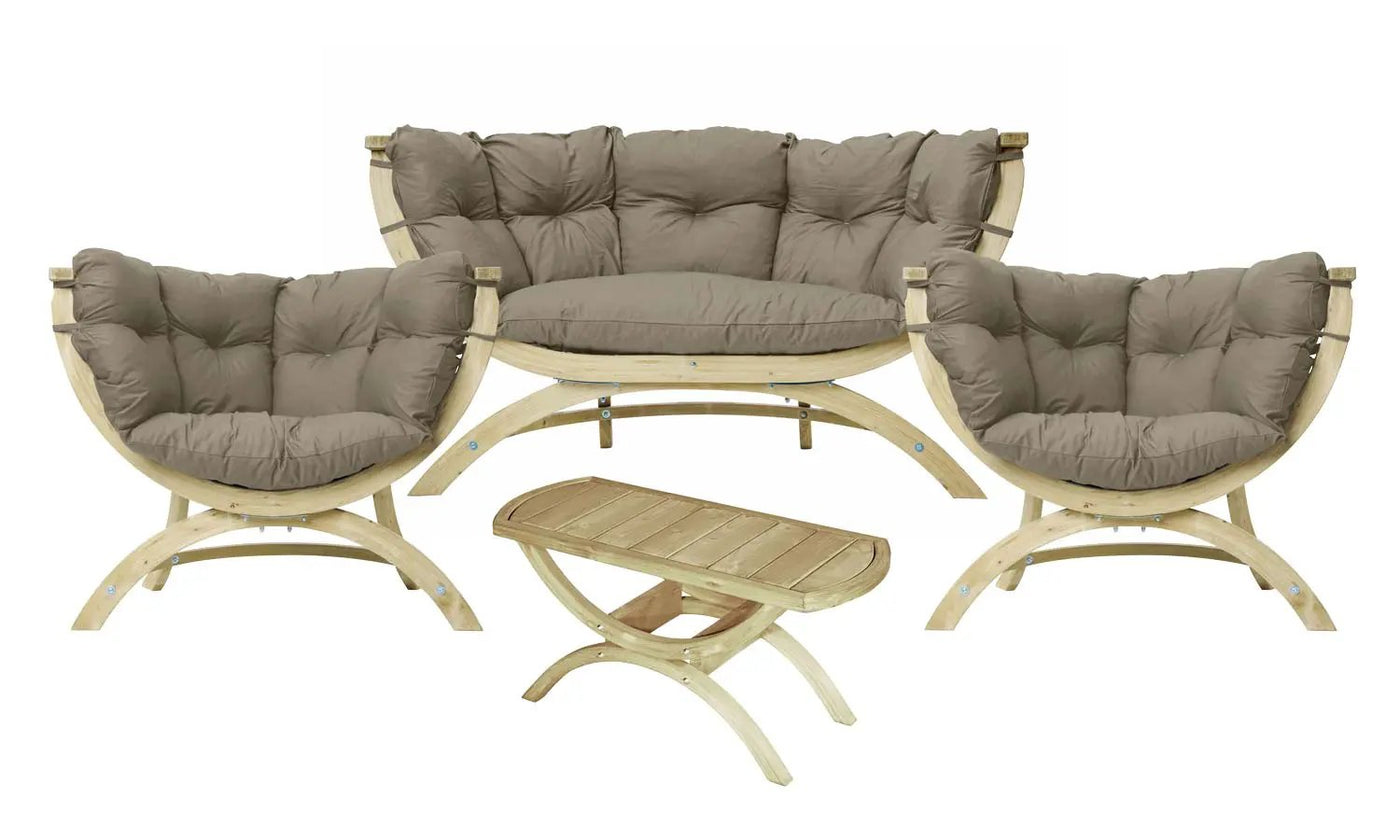 Amazonas Garden Lounge 4 Pcs. Set Siena by Outdoor-USA®