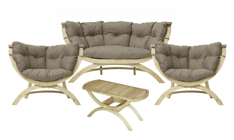 Amazonas Garden Lounge 4 Pcs. Set Siena by Outdoor-USA®