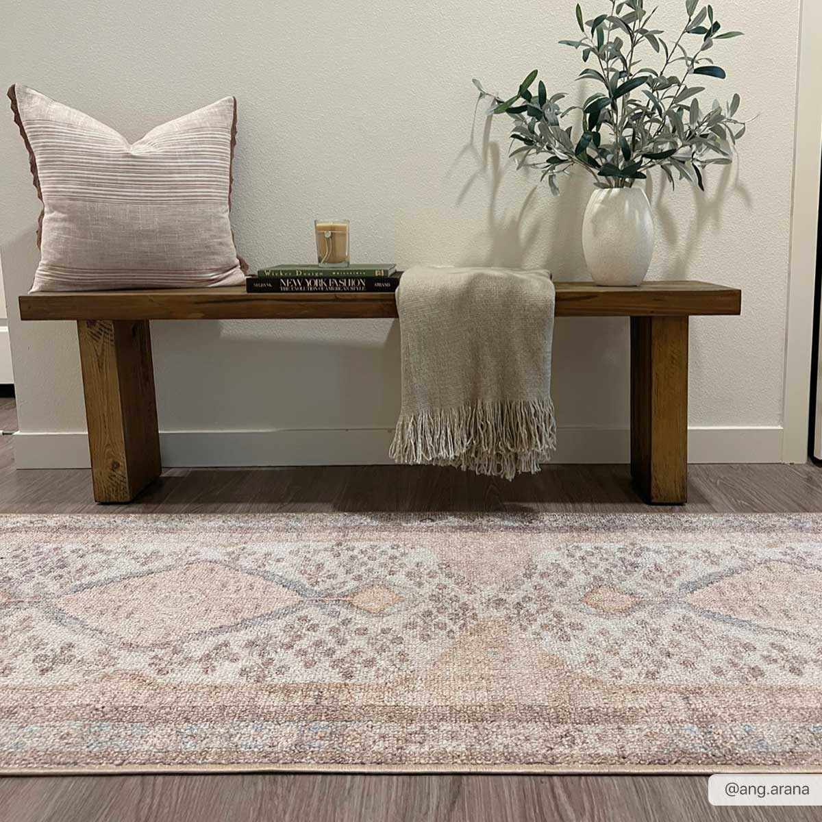 Analu Non-Slip Washable Rug by Boutique Rugs