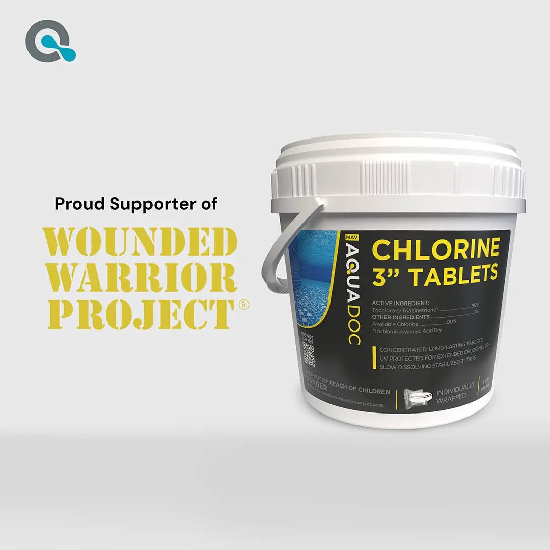Pool Chlorine Tablets by AquaDoc