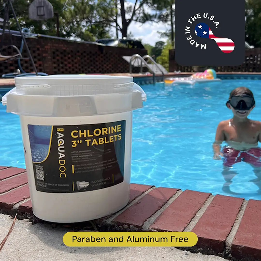 Pool Chlorine Tablets by AquaDoc