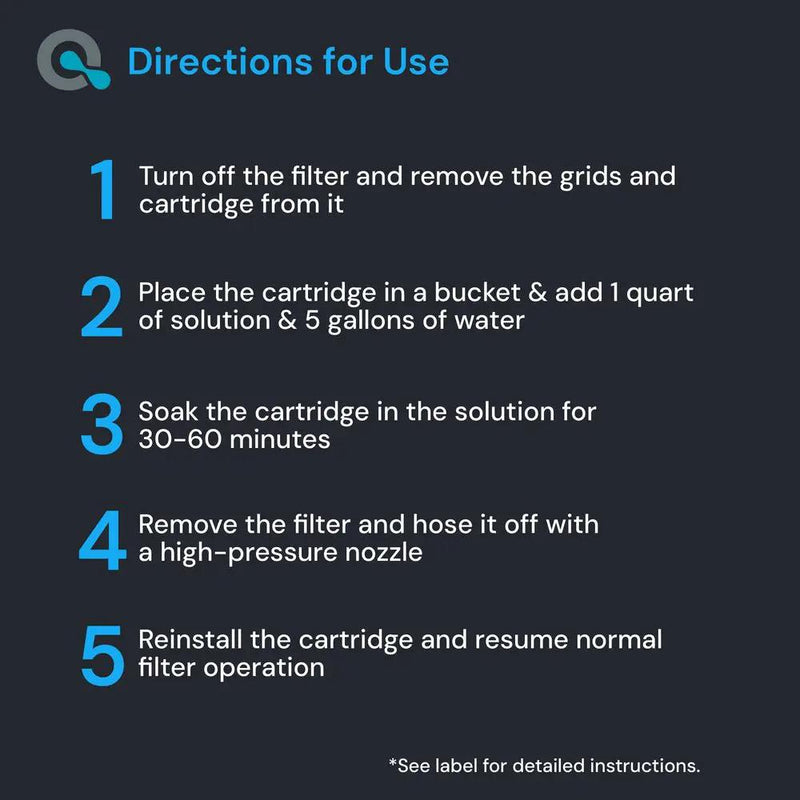 Hot Tub & Spa Filter Cleaner by AquaDoc