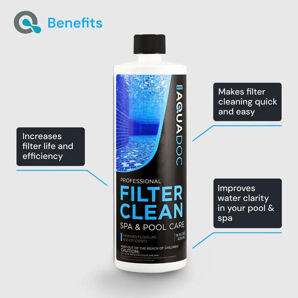 Hot Tub & Spa Filter Cleaner by AquaDoc