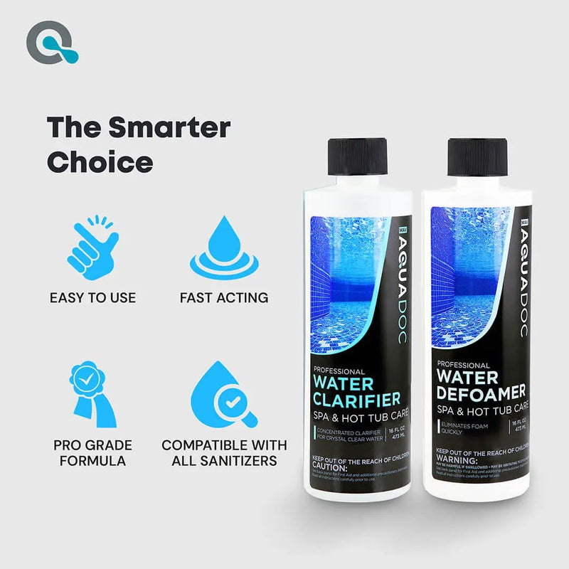 Spa Clarifier & Defoamer Hot Tub Chemical Kit by AquaDoc