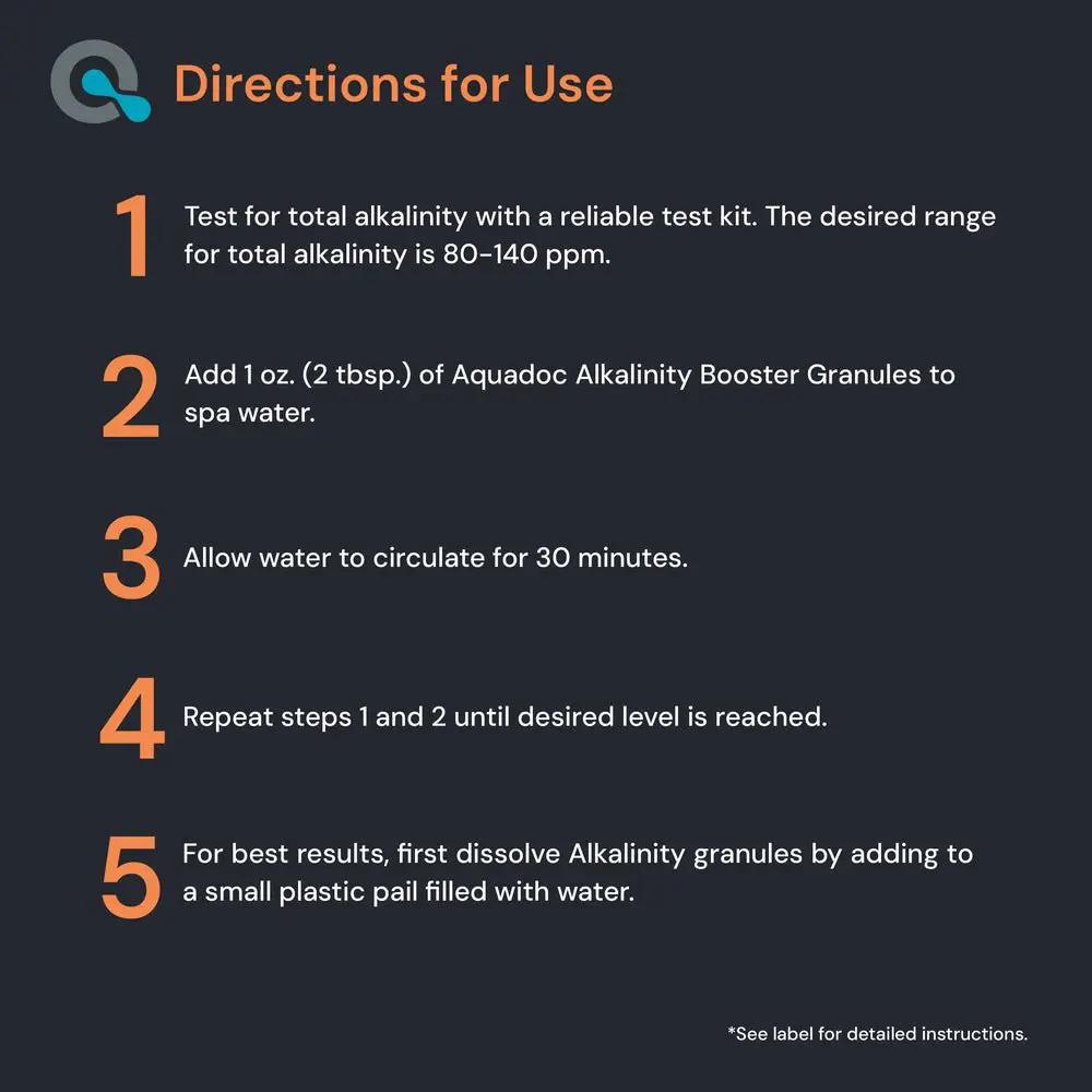 Spa Total Alkalinity Increaser by AquaDoc