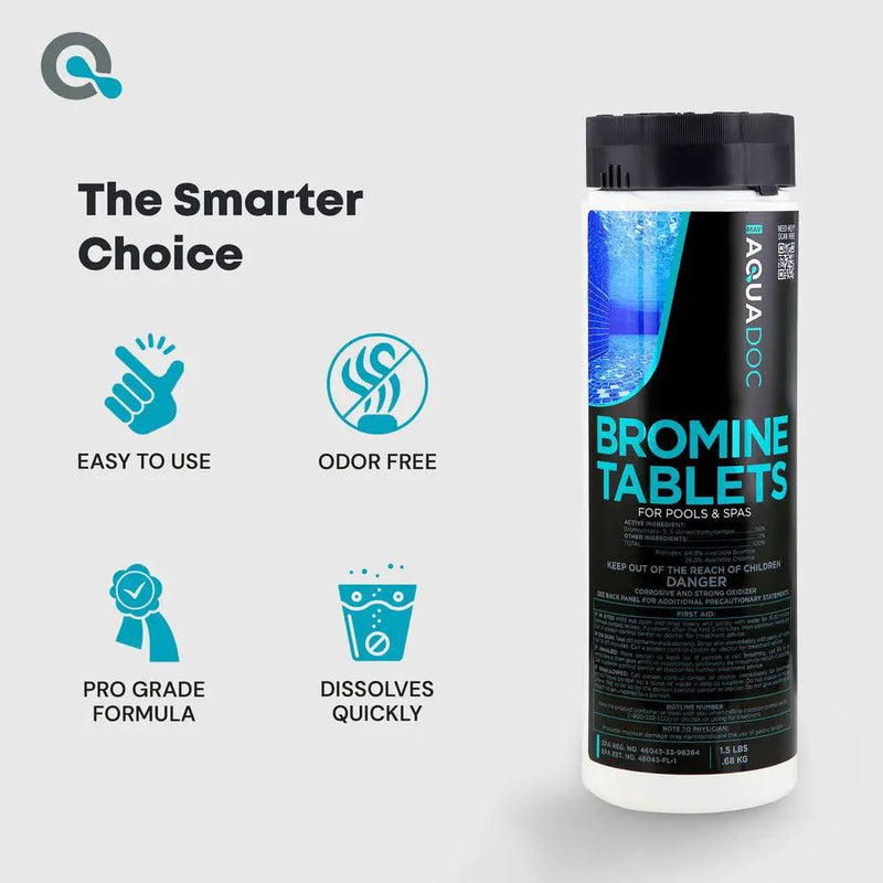 Bromine Tablets for Hot Tub by AquaDoc
