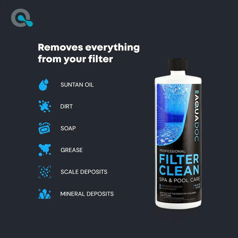 Hot Tub & Spa Filter Cleaner by AquaDoc