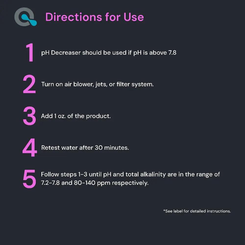pH Decreaser for Hot Tub by AquaDoc