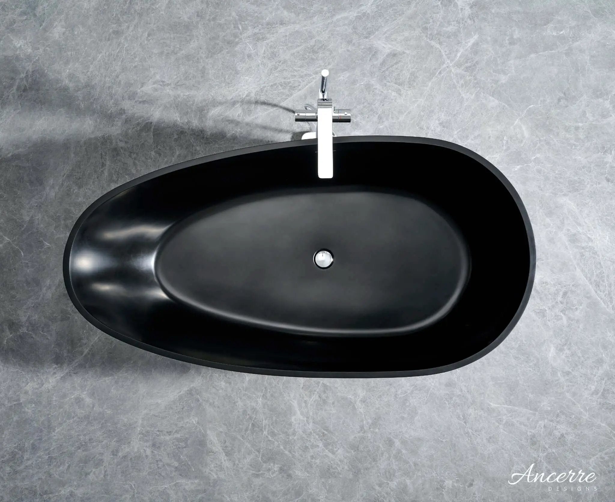 Arden 67” Freestanding Solid Surface Bathtub by Ancerre Designs