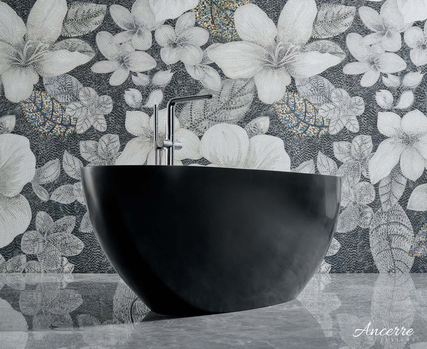 Arden 67” Freestanding Solid Surface Bathtub by Ancerre Designs