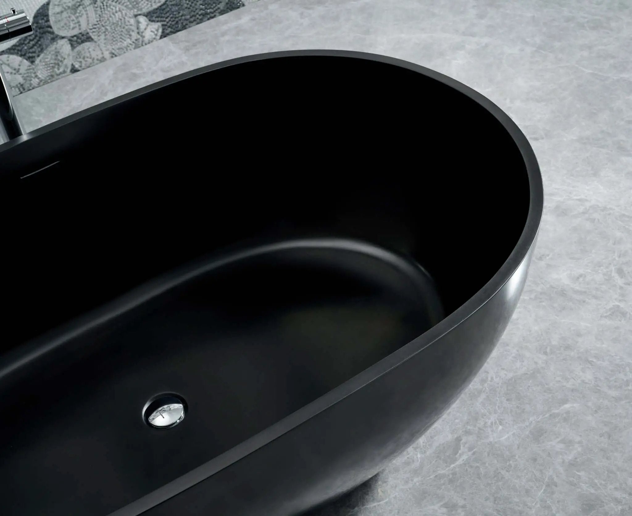 Arden 67” Freestanding Solid Surface Bathtub by Ancerre Designs