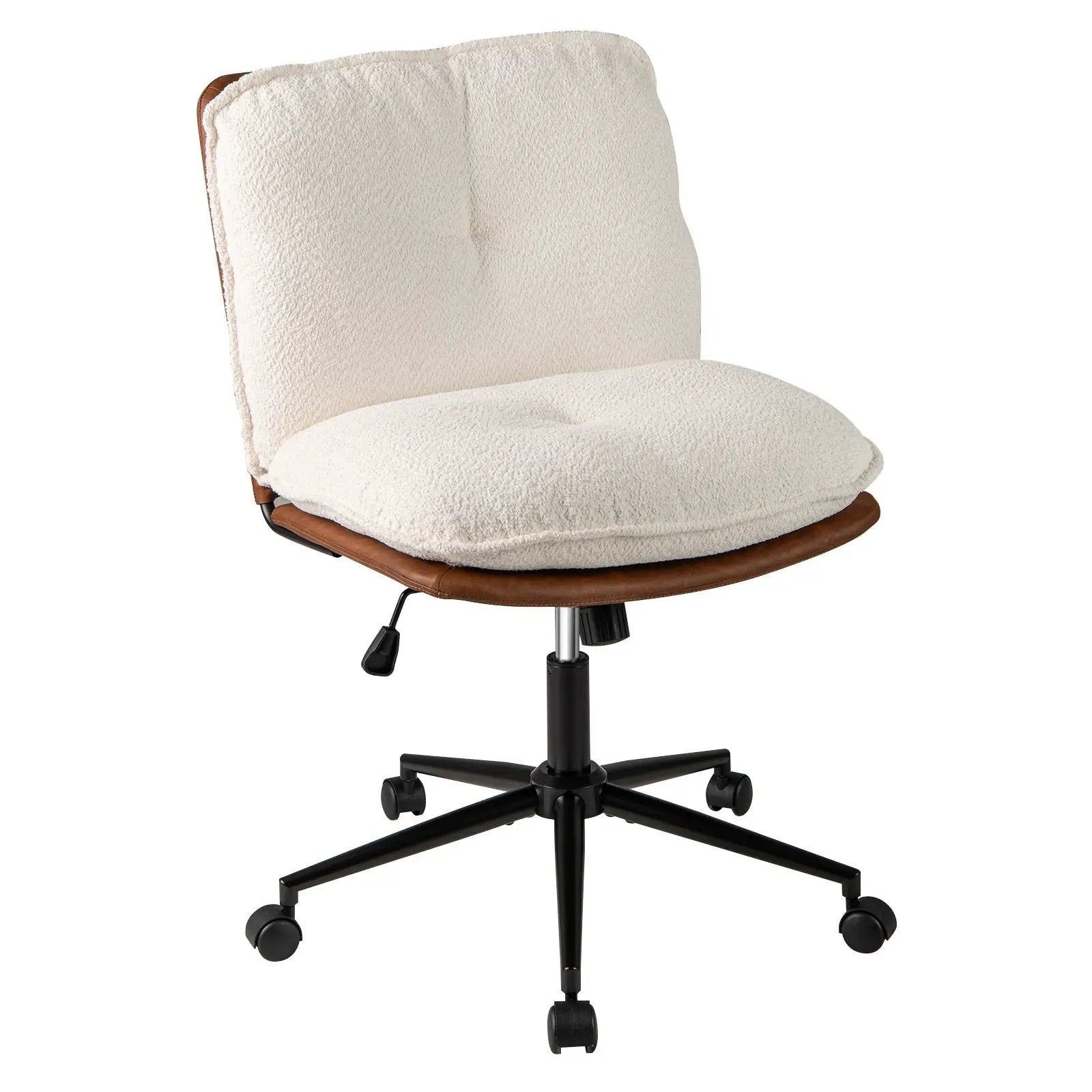 Armless Home Office Chair with Rocking Backrest by DirectDeals