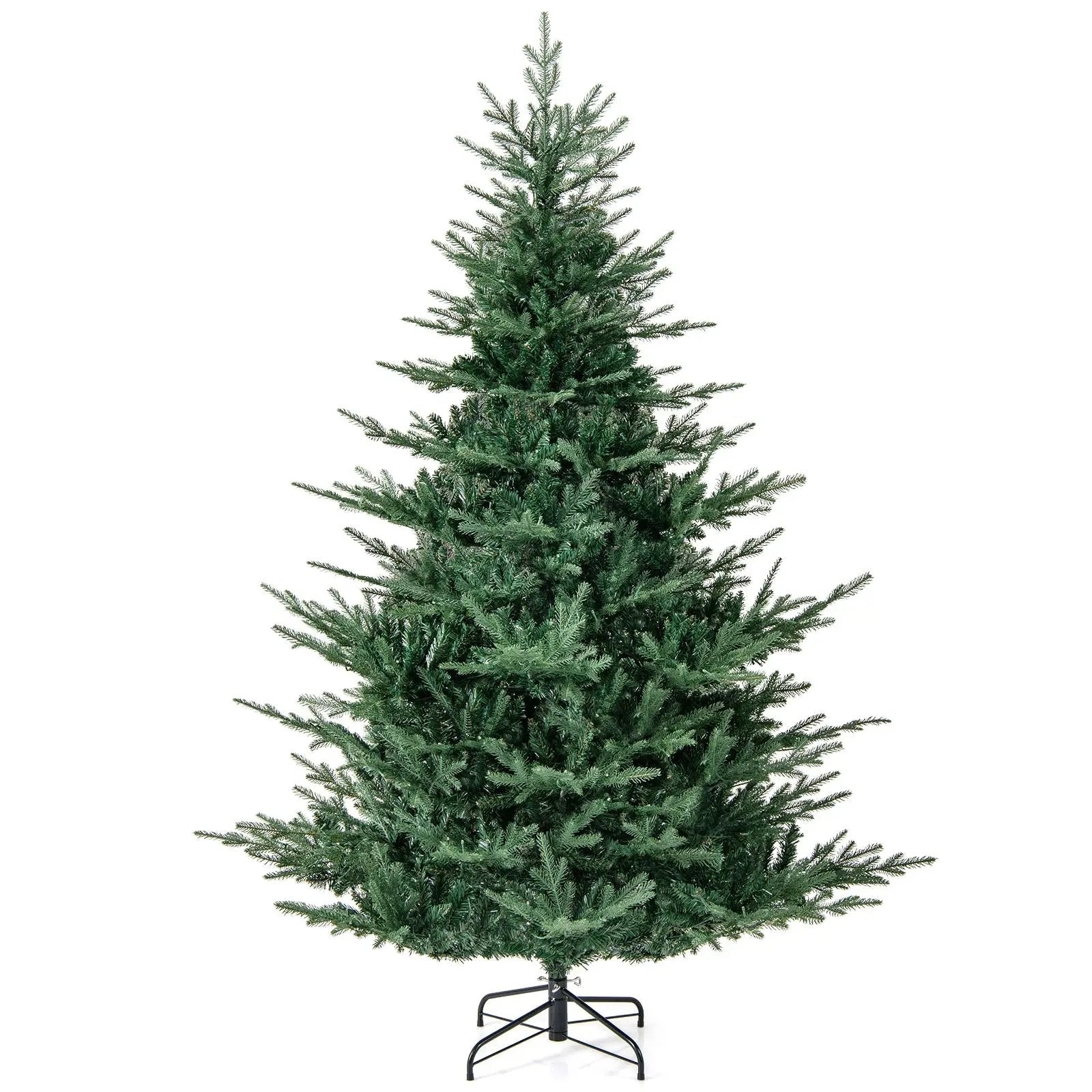 Artificial Christmas Tree with Branch Tips and Warm White LED Lights by DirectDeals