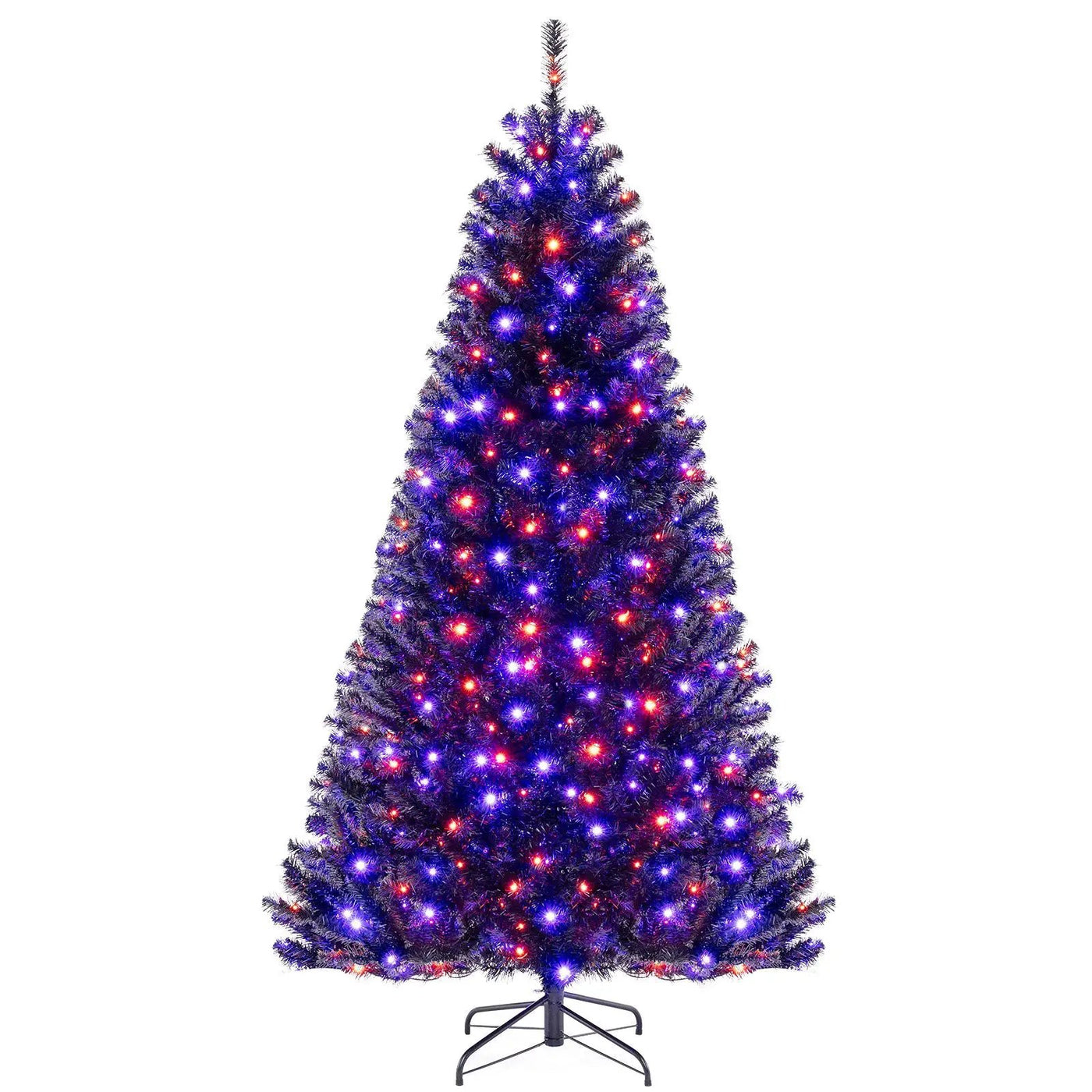 6/7/8 Feet Artificial Christmas Tree with 6 Lighting Modes and Spooky Sounds by DirectDeals