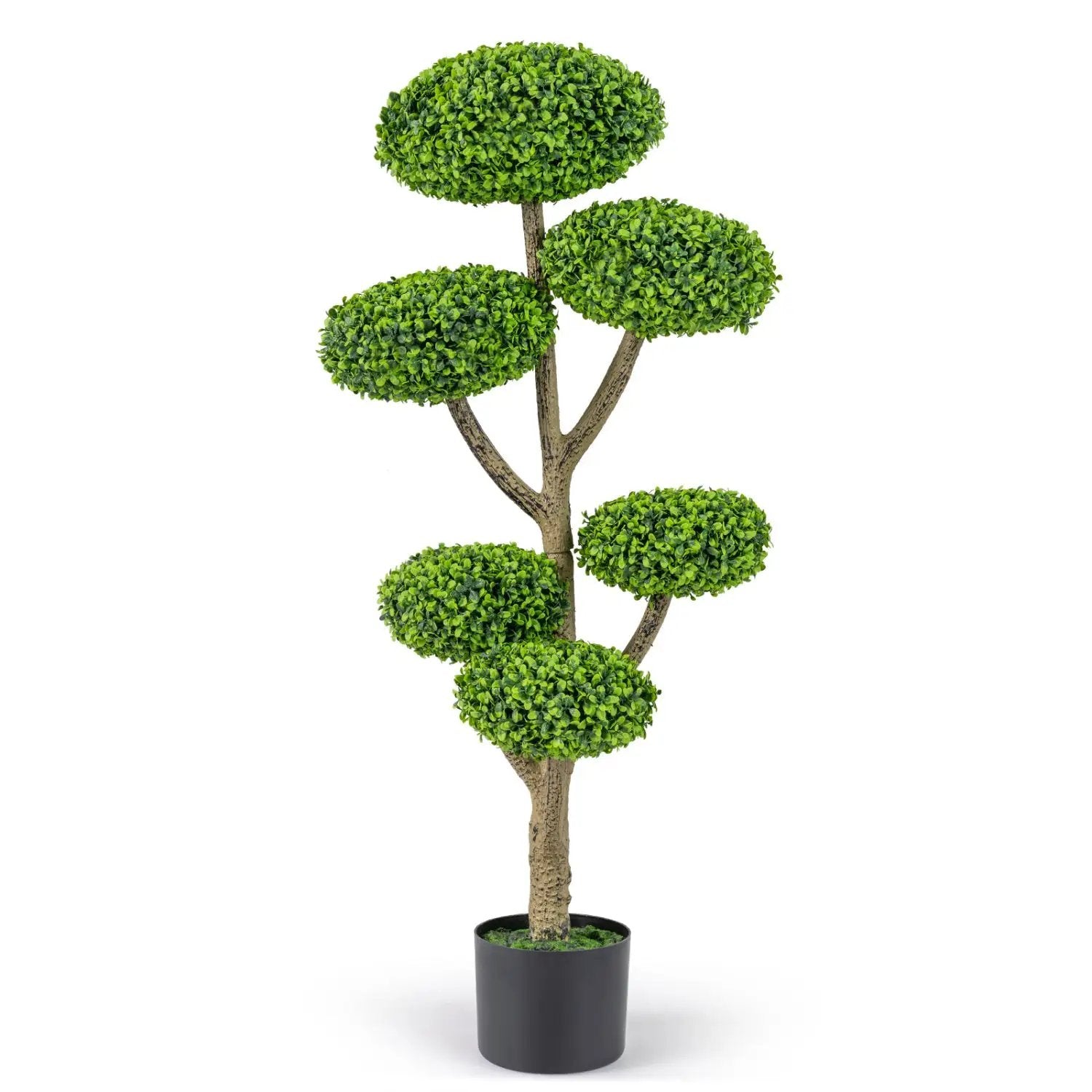 6 Ball Topiary Tree with Weighted Base - 45" Indoor Outdoor by DirectDeals