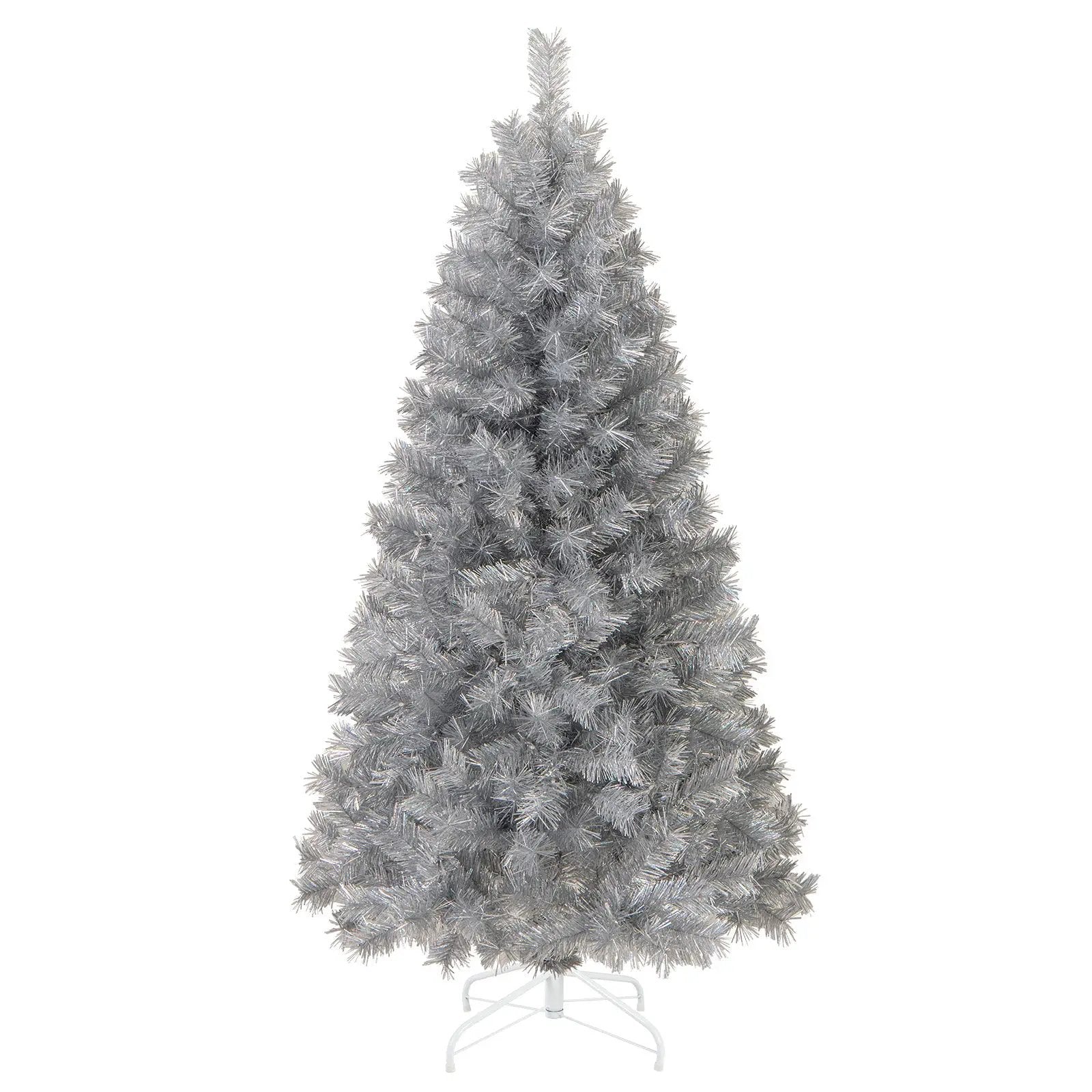Artificial Xmas Tree with Branch Tips and Warm White LED Lights by DirectDeals