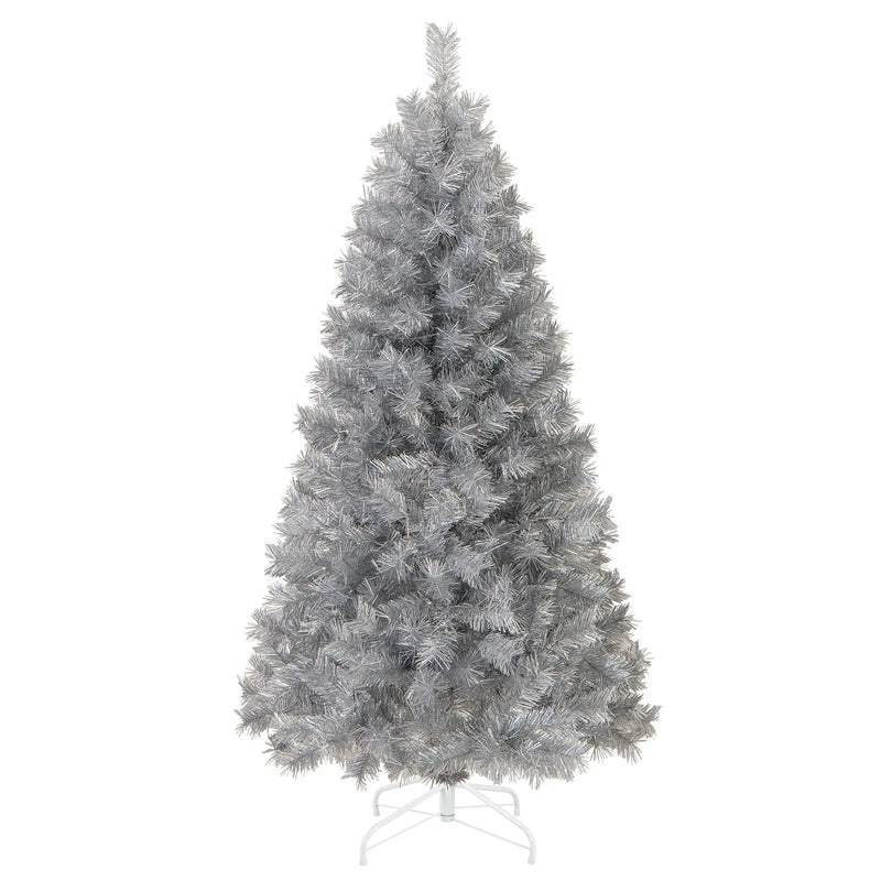 Artificial Xmas Tree with Branch Tips and Warm White LED Lights by DirectDeals