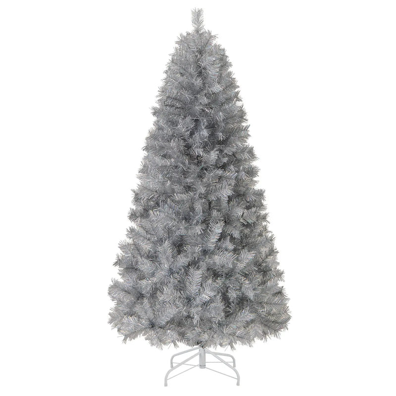 Artificial Xmas Tree with Branch Tips and Warm White LED Lights by DirectDeals