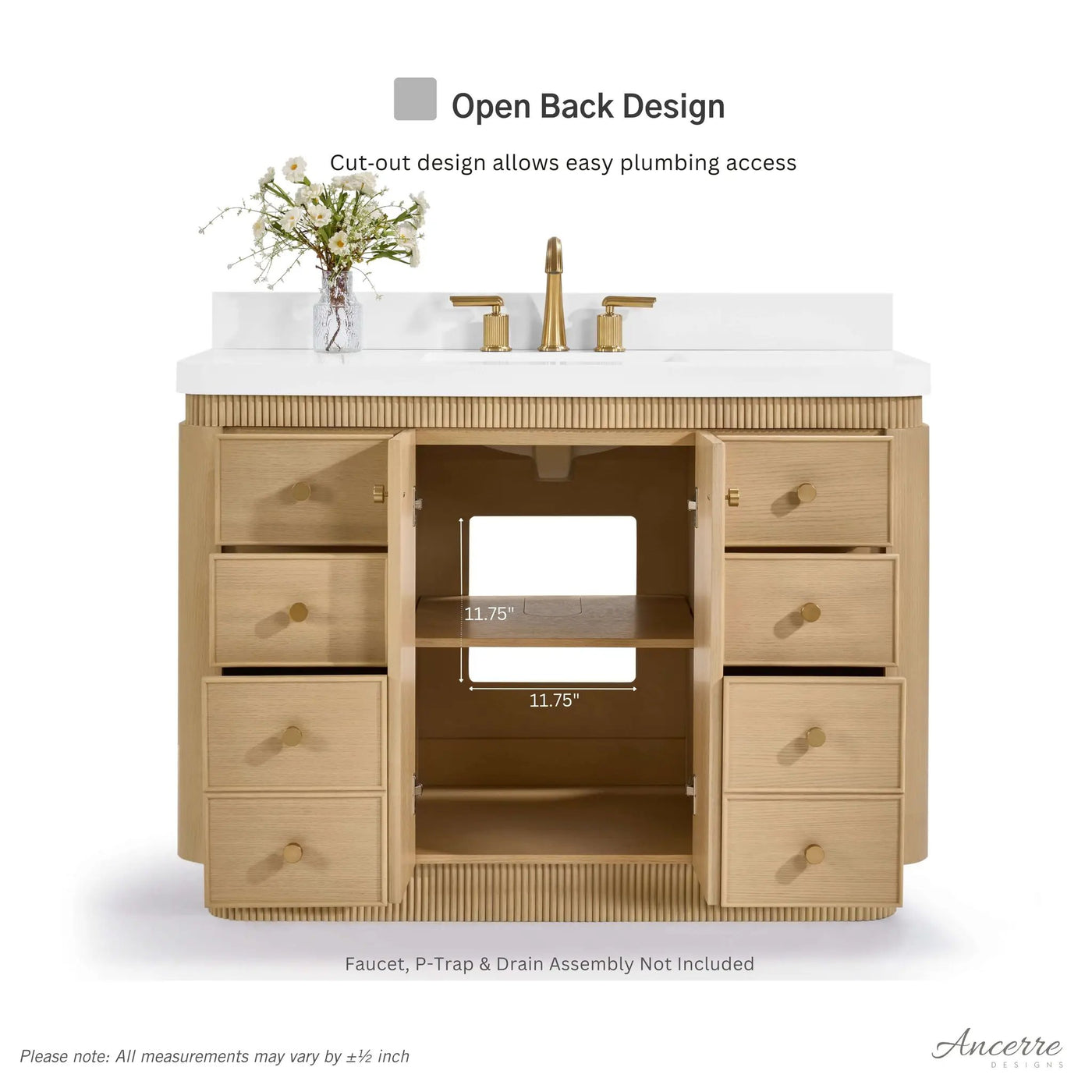Aston 48" Bath Vanity Set by Ancerre Designs