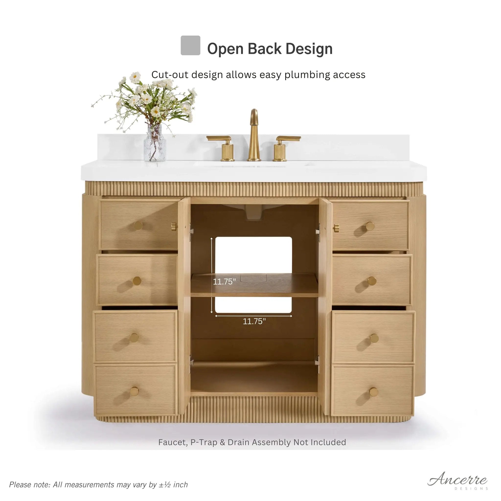 Aston 48" Bath Vanity Set by Ancerre Designs