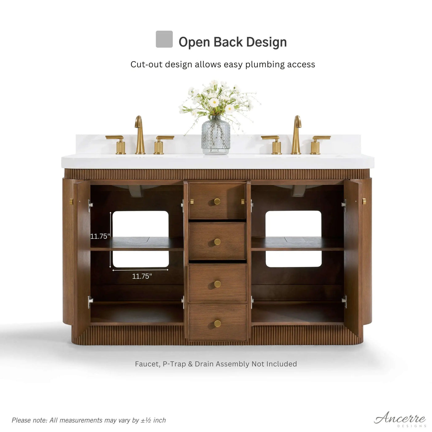 Aston 60" Bath Vanity Set by Ancerre Designs