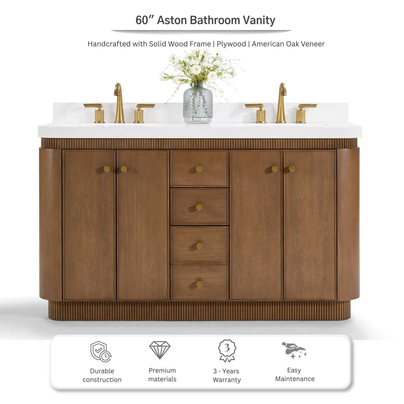 Aston 60" Bath Vanity Set by Ancerre Designs