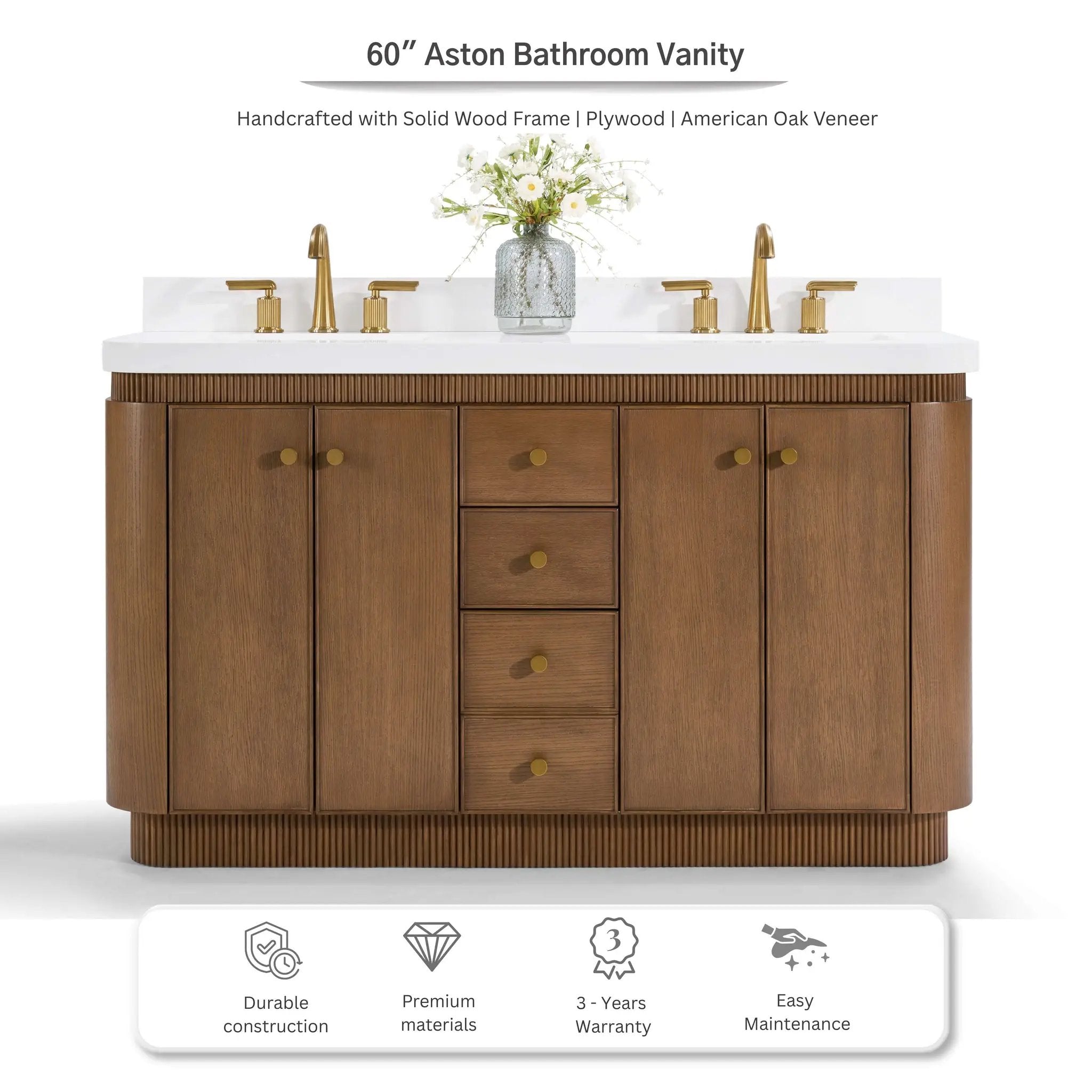 Aston 60" Bath Vanity Set by Ancerre Designs