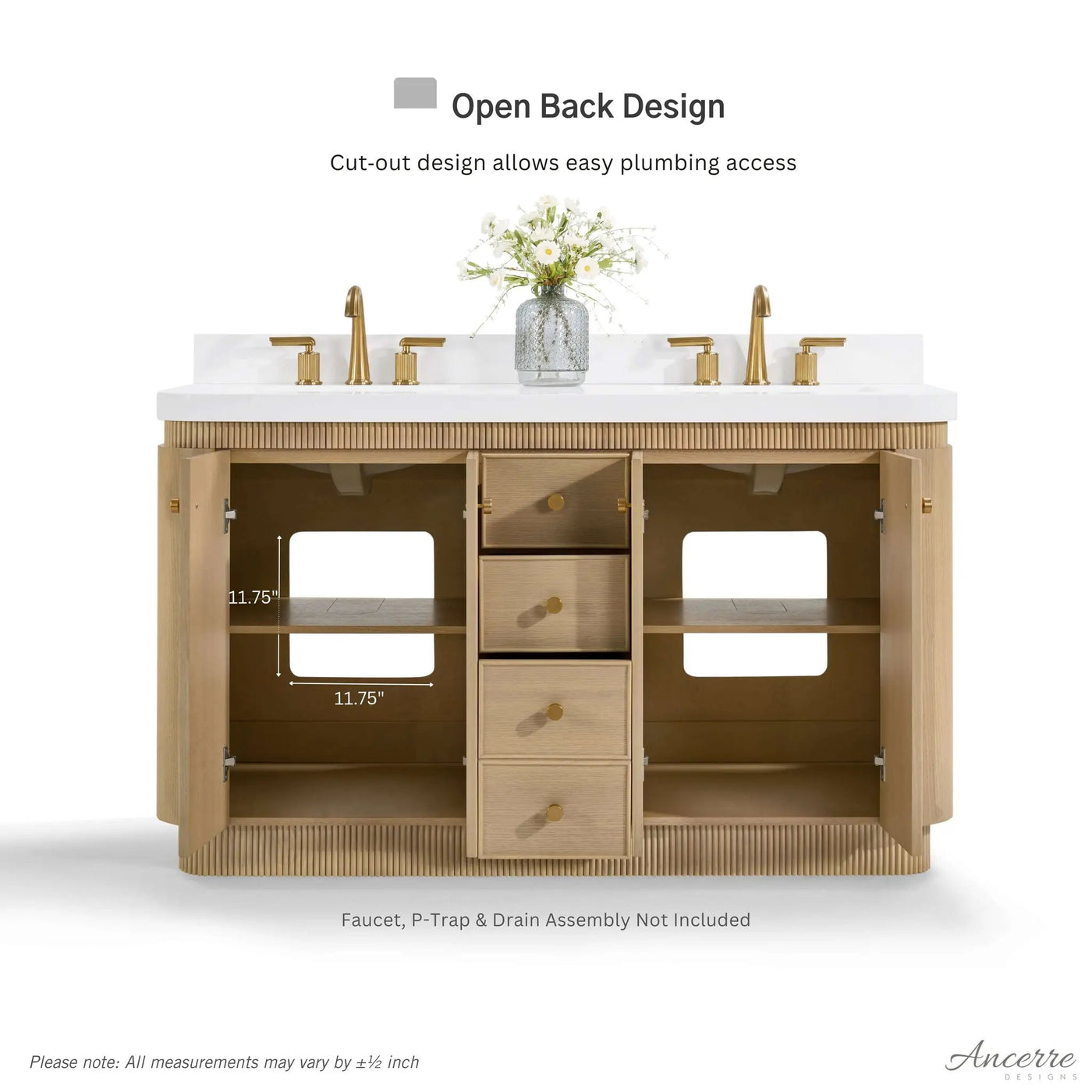 Aston 60" Bath Vanity Set by Ancerre Designs