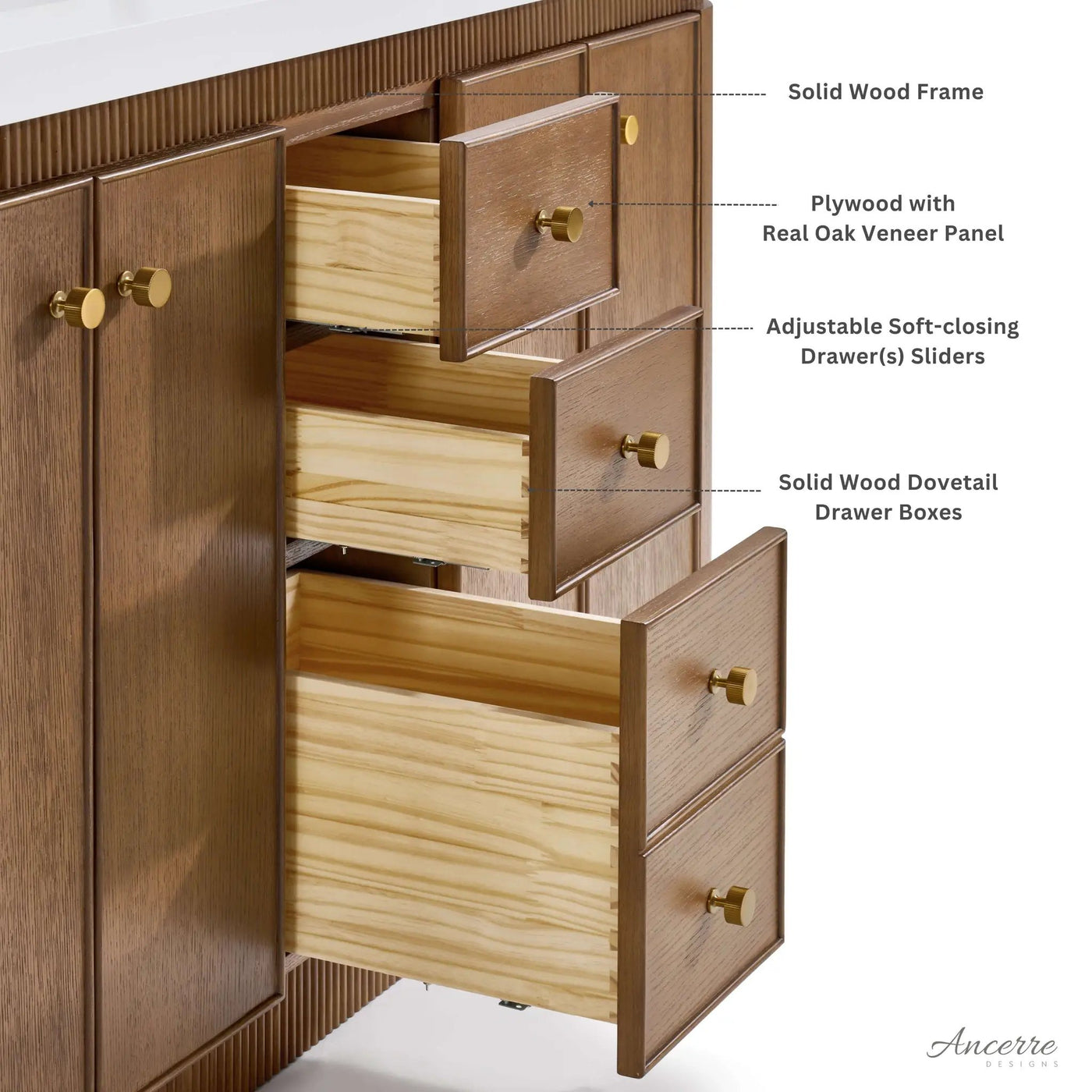 Aston 72" Bath Vanity Set by Ancerre Designs