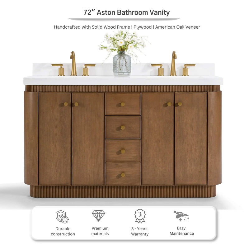 Aston 72" Bath Vanity Set by Ancerre Designs