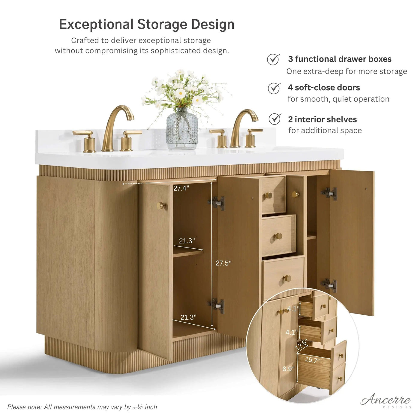 Aston 72" Bath Vanity Set by Ancerre Designs