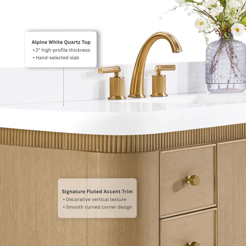 Aston 84" Bath Vanity Set by Ancerre Designs