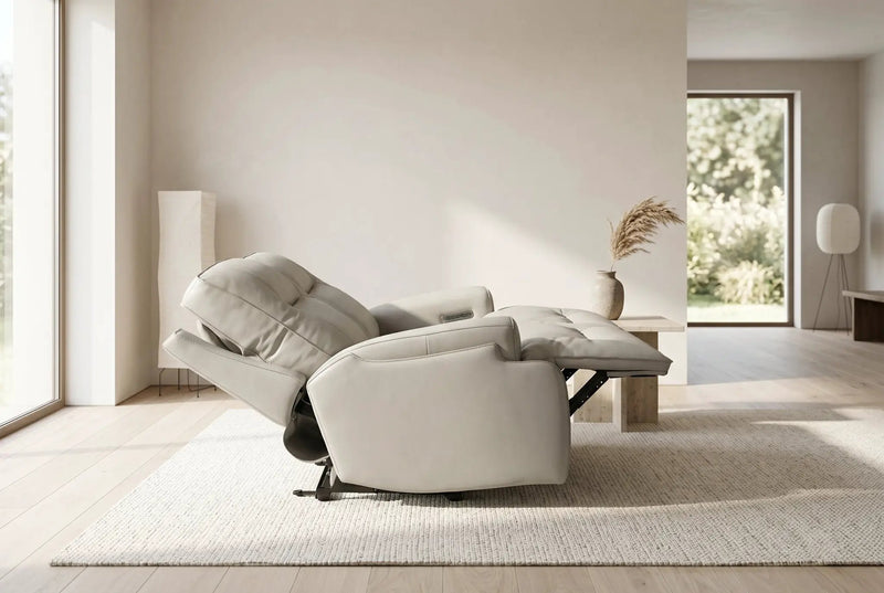 Atlas Fog 2-Piece Power Reclining Sofa Set by Ornate Furniture