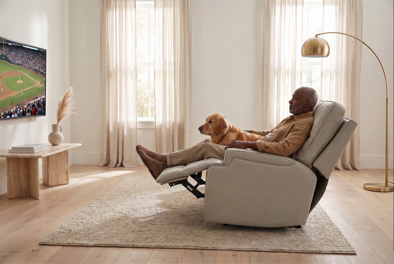 Atlas Fog 3-Piece Power Reclining Living Room Set by Ornate Furniture