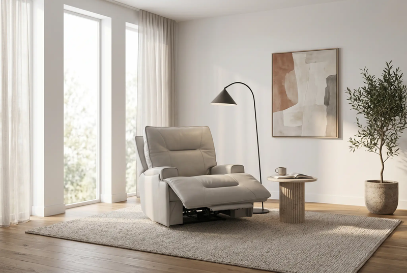 Atlas Fog 3-Piece Power Reclining Living Room Set by Ornate Furniture