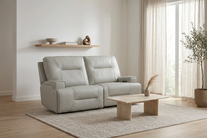 Atlas Fog 3-Piece Power Reclining Living Room Set by Ornate Furniture